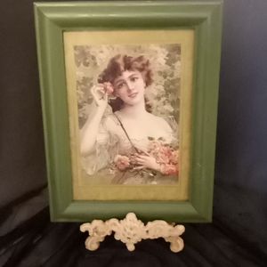 Victorian framed art card💥